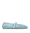 Alaïa Mesh Mary Jane Flats In White