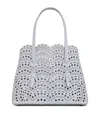 Alaïa Leather Mina 25 Top-handle Bag In Grey