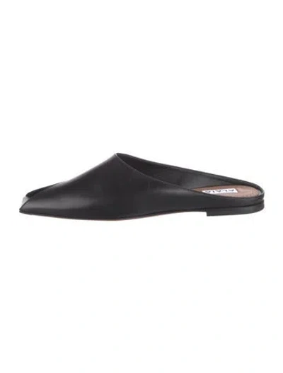 Pre-owned Alaïa Leather Mules In Multi