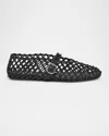 Alaïa Alaia Women Strass Ballet Flats In Noir