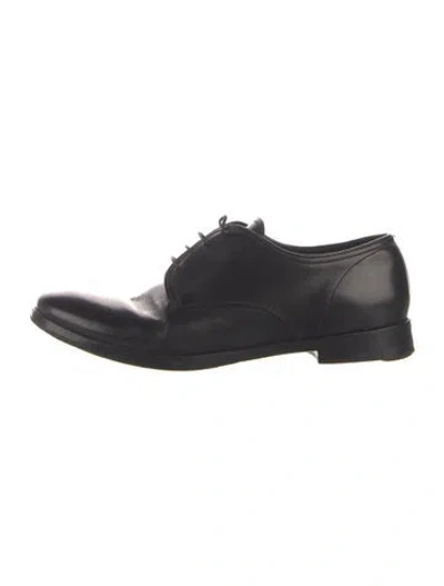 Pre-owned Alaïa Leather Oxfords In Black