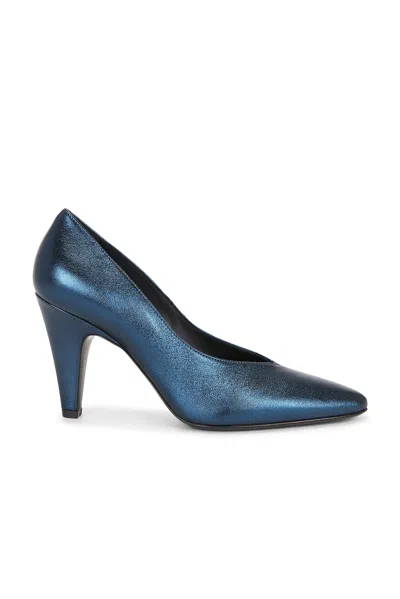 Alaïa Alaϊa Leather Pump In Blue