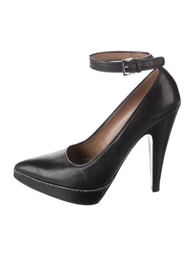 Pre-owned Alaïa Leather Pumps In Blue