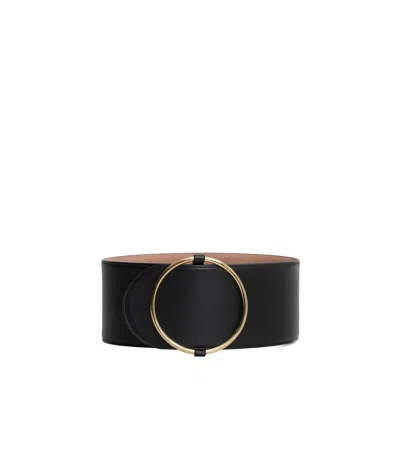 ALAÏA LEATHER RING BELT