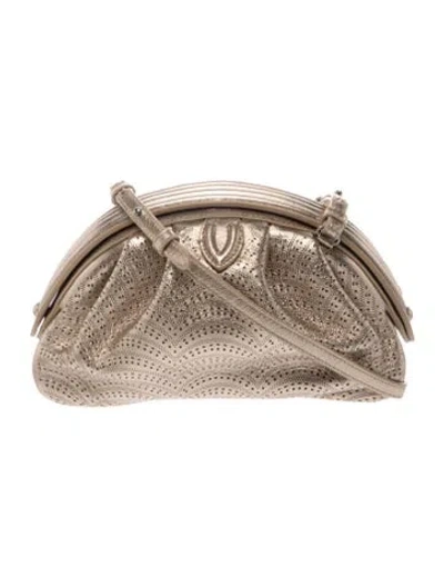 Pre-owned Alaïa Leather Samia 21 W/ Tags In Neutral
