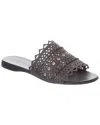 Alaïa Leather Sandal In Black