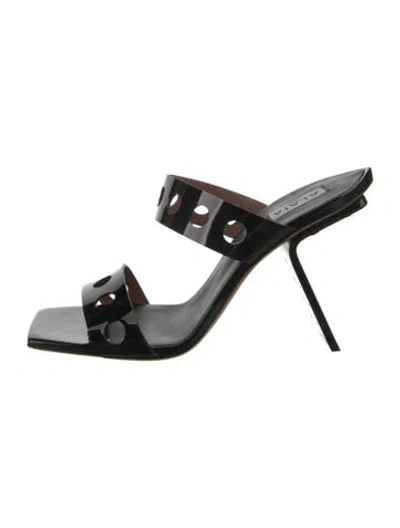 Pre-owned Alaïa Leather Sandals In Silver