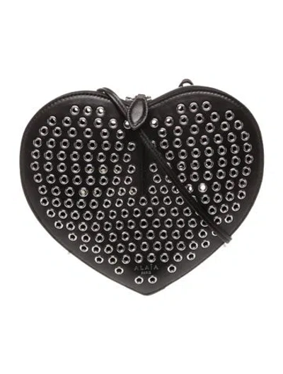 Pre-owned Alaïa Leather Shoulder Bag In Black