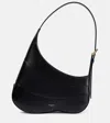 Alaïa Djinn Leather Shoulder Bag In Black