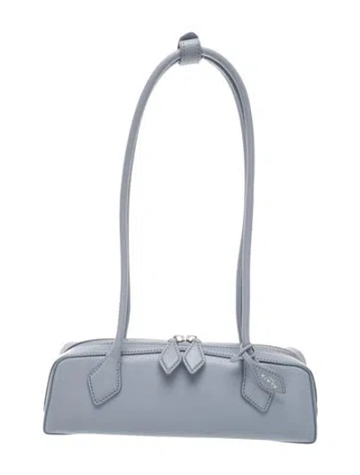 Pre-owned Alaïa Leather Shoulder Bag In Blue