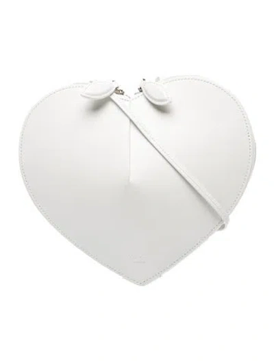 Pre-owned Alaïa Leather Shoulder Bag In White