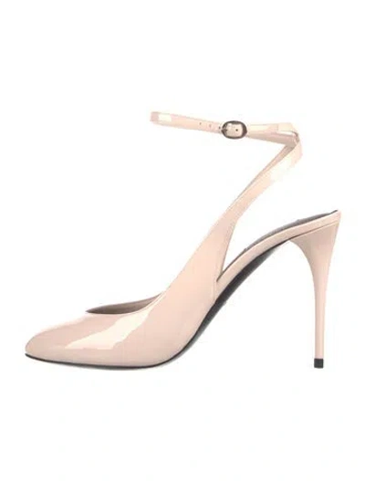 Pre-owned Alaïa Leather Slingback Pumps In Pink