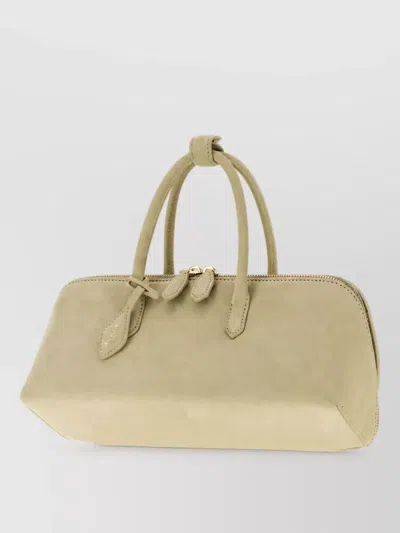 Alaïa Leather Small Clutch Bag In White