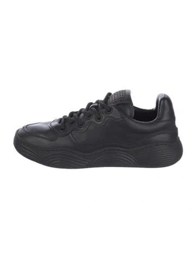 Pre-owned Alaïa Leather Sneakers In Black