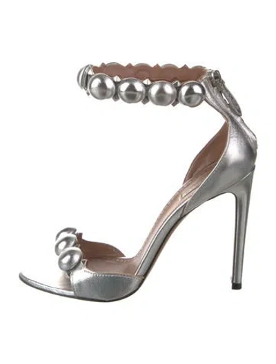 Pre-owned Alaïa Leather Studded Accents Sandals