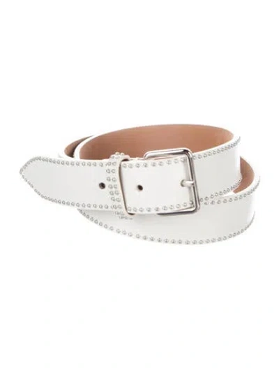 Pre-owned Alaïa Leather Studded Accents Waist Belt In Multi