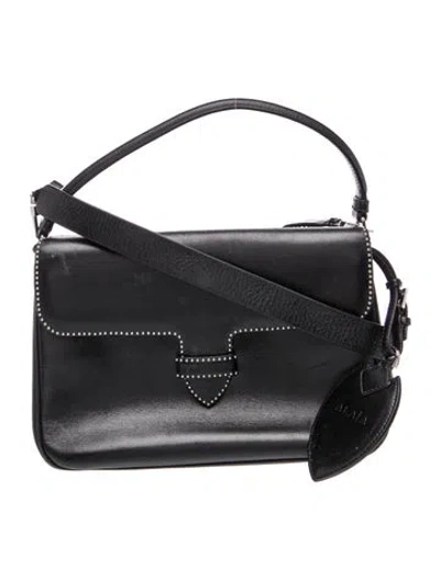 Pre-owned Alaïa Leather Top Handle Bag In Black