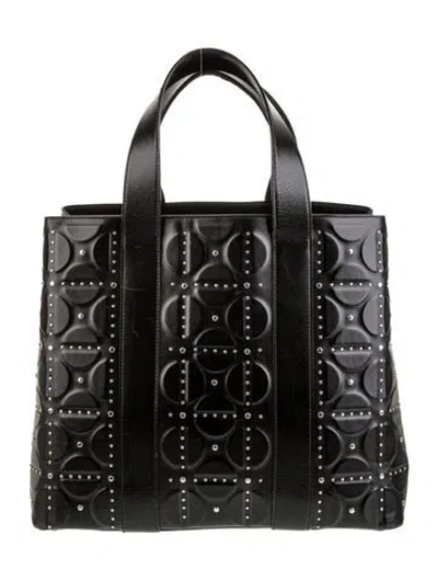 Pre-owned Alaïa Leather Tote In Black