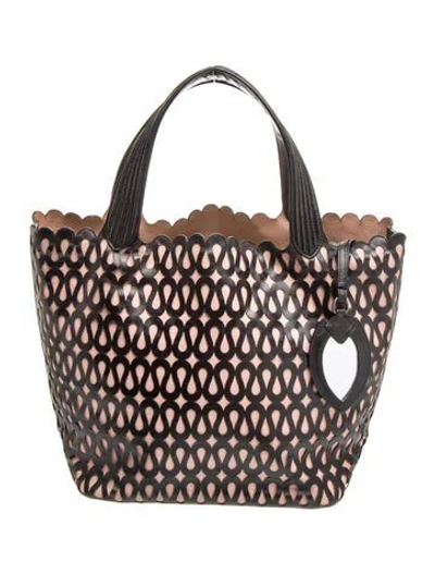 Pre-owned Alaïa Leather Tote In Brown