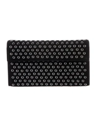 Pre-owned Alaïa Leather Wallet In Black