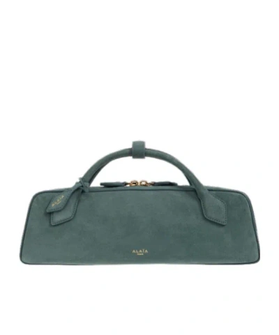 Alaïa Letter Handbag In Green