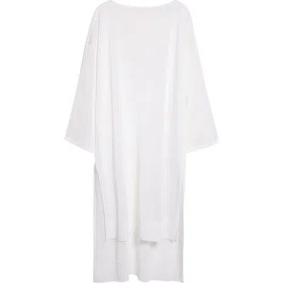 ALAÏA ALAÏA LINEN & SILK CAFTAN DRESS
