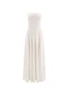 Alaïa Linen Blend Maxi Dress
