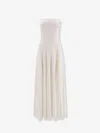 Alaïa Linen Blend Maxi Dress
