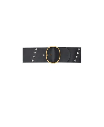 Alaïa Logo Belt In Black