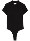 Alaïa Logo-embroidered Bodysuit T-shirt
