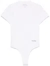 Alaïa Embroidered Logo Bodysuit T-shirt