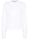 Alaïa Long-sleeved T-shirt In White