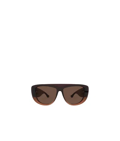 Alaïa Logo Full-frame Sunglasses In Green