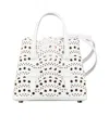 Alaïa Alaia Mina 20 Small Leather Handbag In White