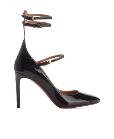Alaïa Logo High Heels In Black