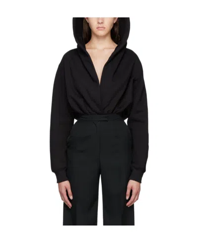 Alaïa Logo Jumpsuit In Black