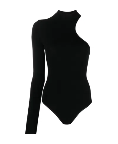 Alaïa Logo Jumpsuit In Black