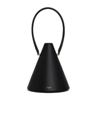 Alaïa Logo Makeup Bag In Black