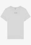 Alaïa Alaia White Cotton T-shirt With Logo Women In White