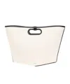 Alaïa Logo Shoulder Bag In White