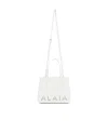 Alaïa Logo Shoulder Bag In White