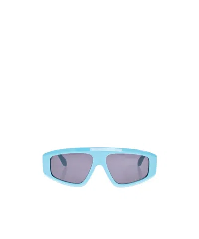 Alaïa Logo Sunglasses In Blue
