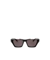 Alaïa Logo Sunglasses In Gray