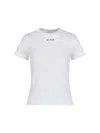 Alaïa Alaia White Cotton T-shirt With Logo Women In White