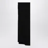 Alaïa Alaia Long Draped Black Skirt In Jersey Women In Black