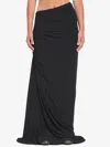 Alaïa Alaia Women Long Draped Jersey Dress