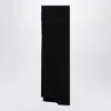 Alaïa Alaia Long Draped Black Skirt In Jersey Women In Black
