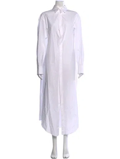 Pre-owned Alaïa Long Dress In Neutral
