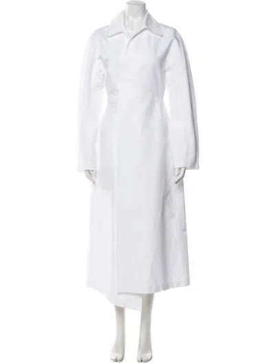 Pre-owned Alaïa Long Dress In White