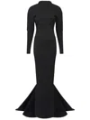 Alaïa Embellished Cut-out Detailed Maxi Dress